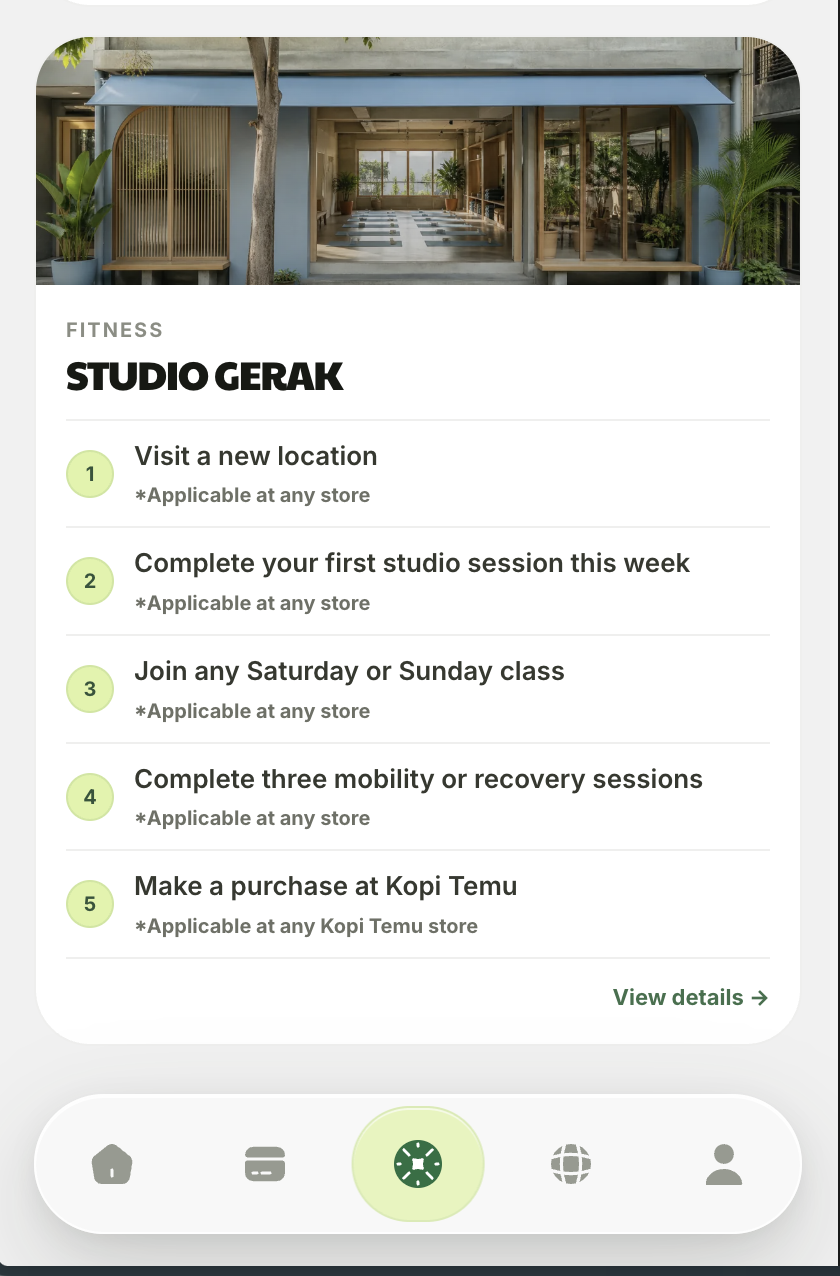 Relie customer quest with activities across locations and brands
